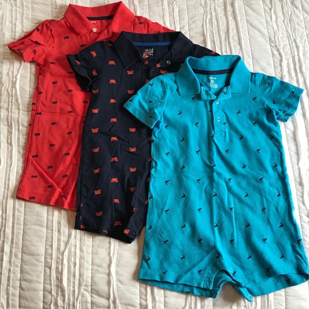 Lot - 24 Month Boy One Piece Romper